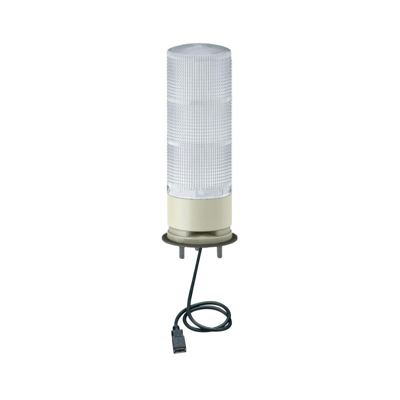 Harmony colonne de signal. DEL multicolore USB diam. 60mm buzzer SCHNEIDER XVGU3SWV