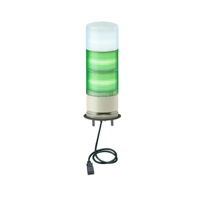 Harmony colonne de signal. DEL multicolore USB diam. 60mm buzzer SCHNEIDER XVGU3SWV