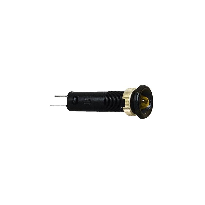 Harmony XVL voyant LED diam. 8 orange 24V col noire cosses Faston SCHNEIDER XVLA135