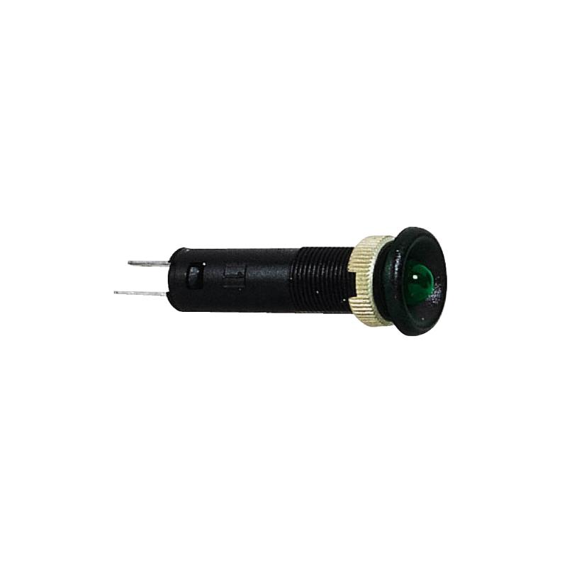 Harmony XVL voyant LED diam. 8 vert 48V col noire cosses Faston SCHNEIDER XVLA143