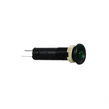 Harmony XVL voyant LED diam. 8 vert 48V col noire cosses Faston SCHNEIDER XVLA143