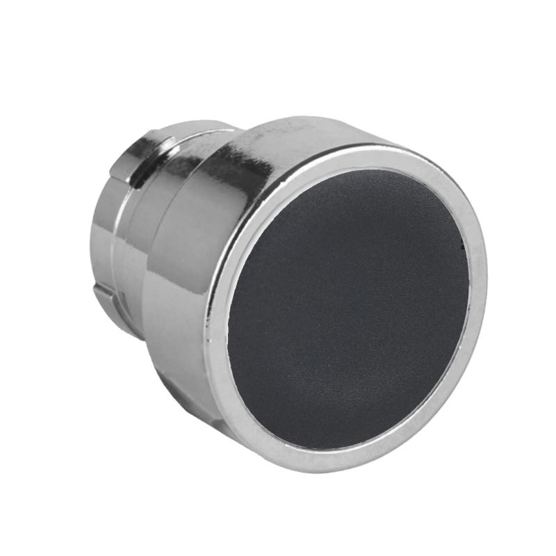 Harmony XB4 tête bouton poussoir affleurant diam. 22 noir condit 100 SCHNEIDER ZB4BA2TQ