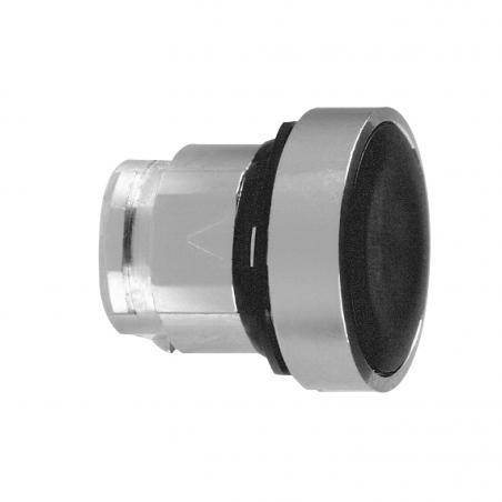 Harmony XB4 tête bouton poussoir affleurant diam. 22 noir condit 100 SCHNEIDER ZB4BA2TQ