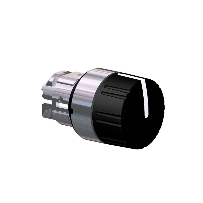 Harmony XB4 tête bouton à molette diam. 22 3 pos rap au C noir SCHNEIDER ZB4BD59