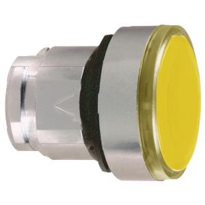 Tête Bouton pousser-pousser Harmony XB4 lumineux diam.22 orange SCHNEIDER ZB4BH053 2