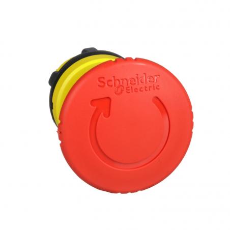 Harmony XB4 tête bouton arrêt urgence diam. 40 pousser tourn rouge SCHNEIDER ZB4BS844