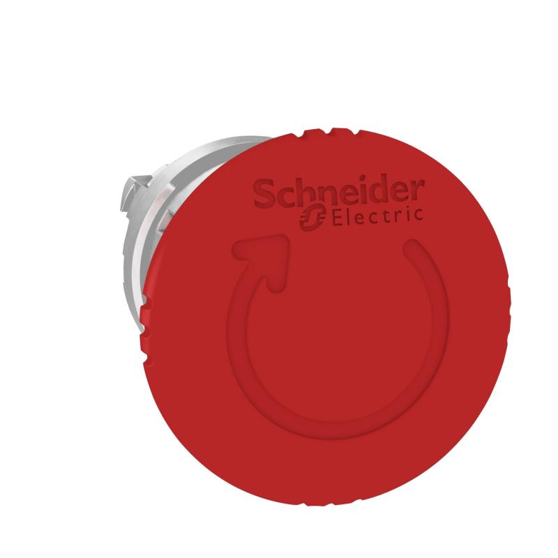 Harmony XB4 tête bouton arrêt urgence diam. 40 pousser tourn EMO rouge SCHNEIDER ZB4BS84430