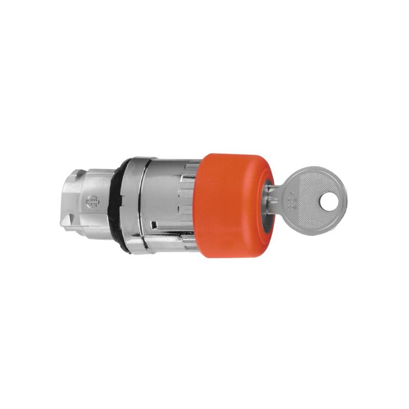 Harmony XB4 tête bouton arrêt urgence diam. 30 à clé 455 rouge SCHNEIDER ZB4BS934