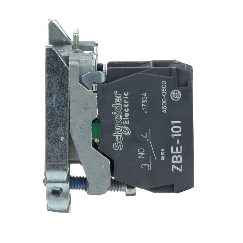 Harmony XB4 corps de bouton 1F raccordement vis-étrier SCHNEIDER ZB4BZ101