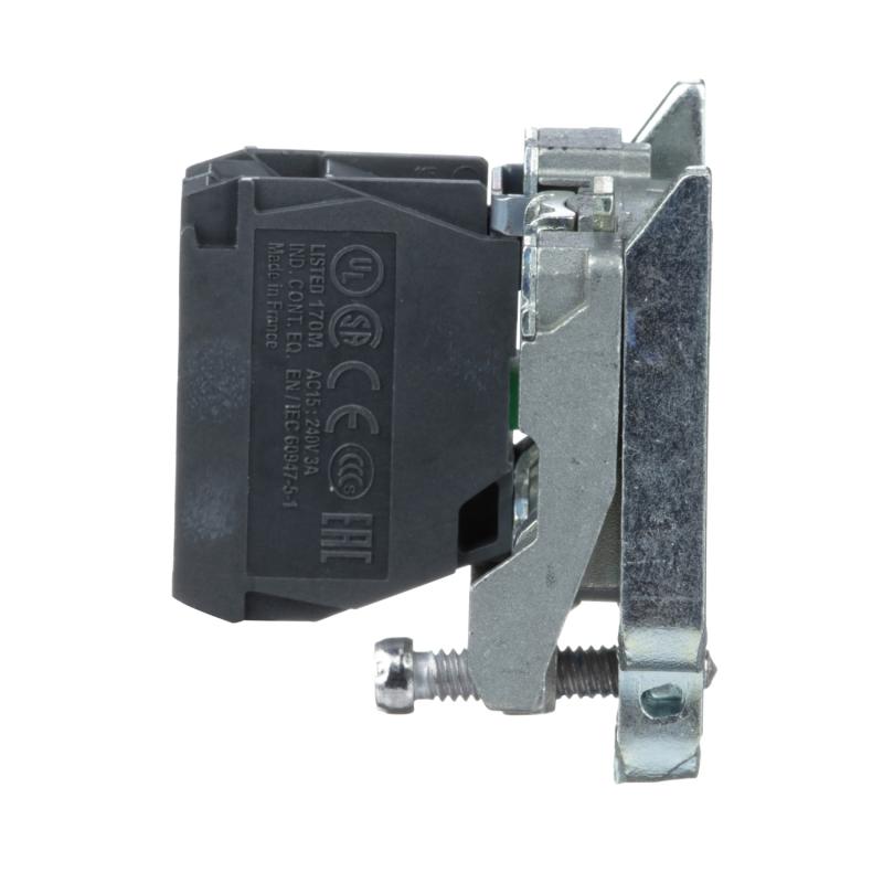 Harmony XB4 corps de bouton 1F raccordement vis-étrier SCHNEIDER ZB4BZ101