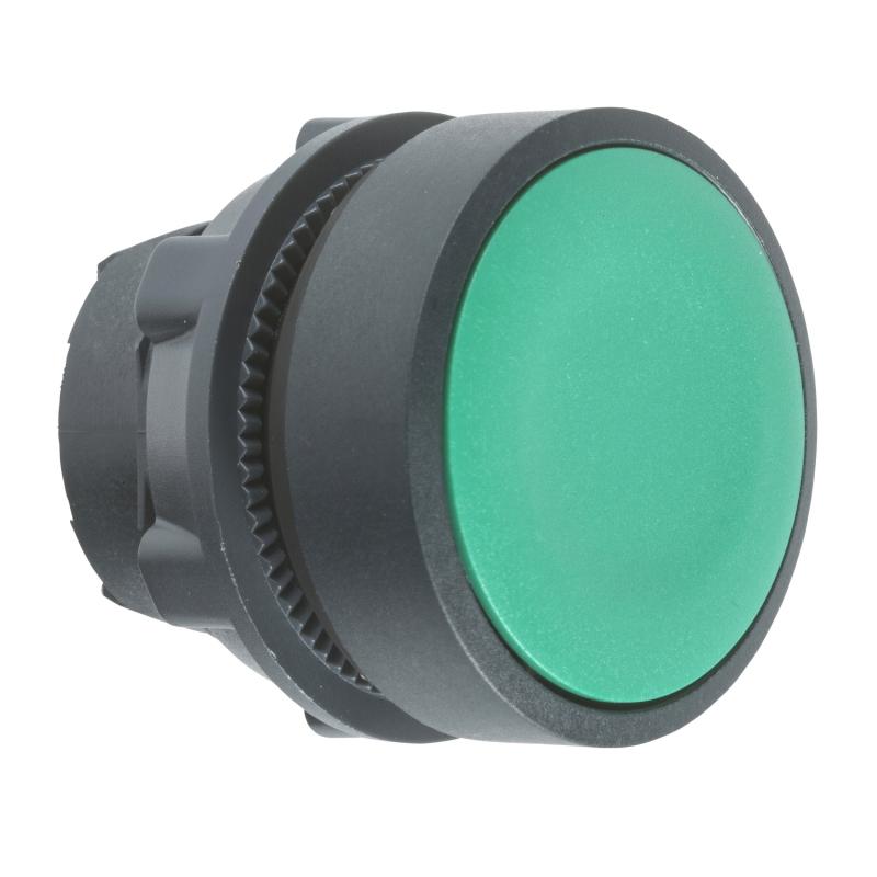Harmony XB5 tête bouton poussoir affleurant diam. 22 vert SCHNEIDER ZB5AA3
