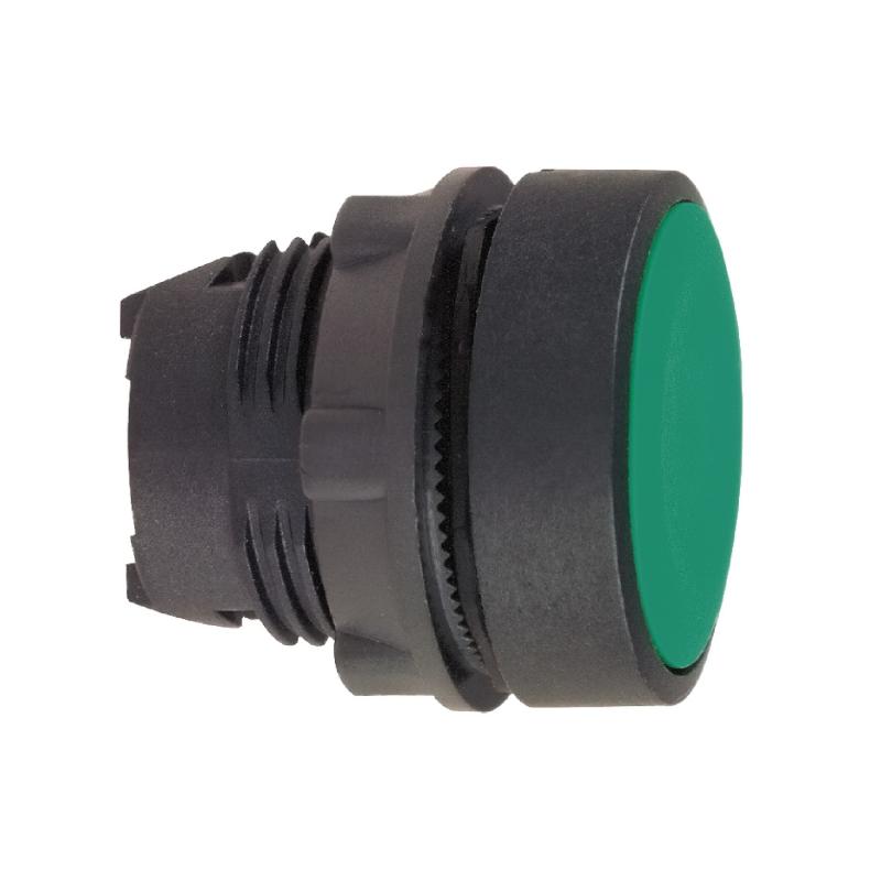 Harmony XB5 tête bouton poussoir affleurant diam. 22 vert SCHNEIDER ZB5AA3