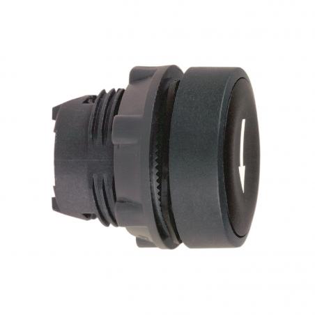 Harmony XB5 tête bouton poussoir affleurant diam. 22 noir texte '?' SCHNEIDER ZB5AA335