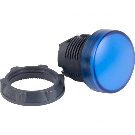 Harmony XB5 tête voyant lumineux DEL diam. 22 lisse bleu SCHNEIDER ZB5AV063