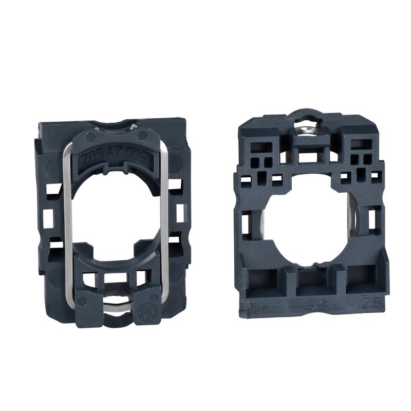 Harmony Embase de fixation de bloc électrique pour unité XB5-B diam. 22mm Qte Ind SCHNEIDER ZB5AZ009TQ