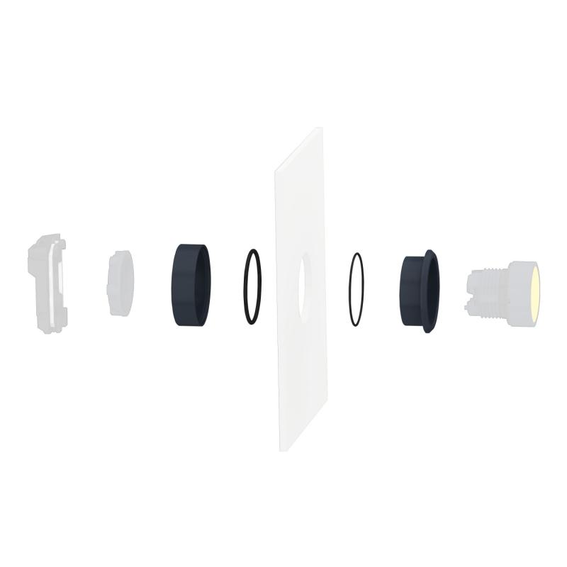 Harmony XB5 kit de montage encastré diam. 22 pour BP et voyant lumineux SCHNEIDER ZB5AZ021