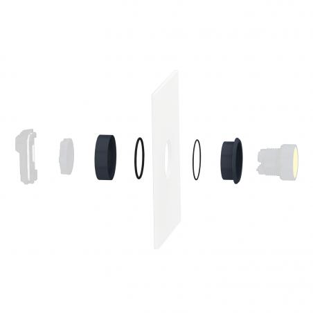Harmony XB5 kit de montage encastré diam. 22 pour BP et voyant lumineux SCHNEIDER ZB5AZ021
