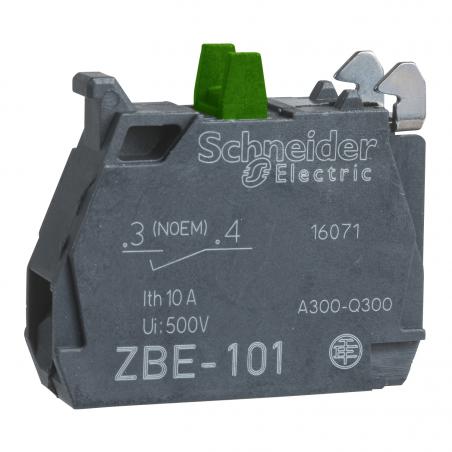 Harmony bloc contact 1F raccordement vis-étrier SCHNEIDER ZBE101