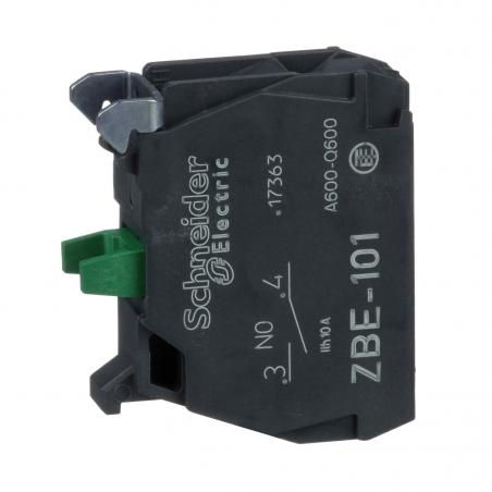Harmony bloc contact 1F raccordement vis-étrier SCHNEIDER ZBE101