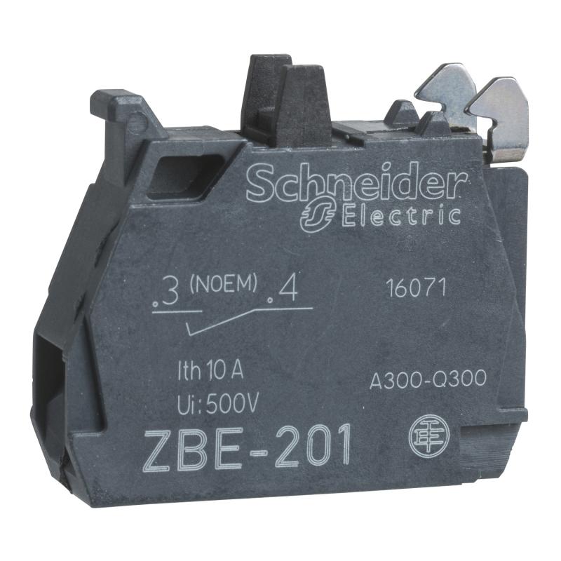 Harmony bloc contact 1F raccordement vis-étrier SCHNEIDER ZBE101