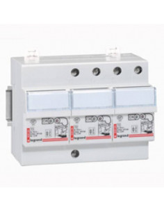 Parafoudre pour protection tableau d'abonné avec protection intégrée type2 Imax 12kA/pôle 3P+N 6 modules LEGRAND 003953