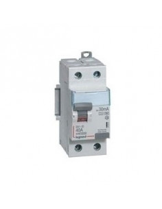 Interrupteur différentiel DX³-ID arrivée haute et départ bas à vis 2 Pôles 230V 63A type AC 300mA 2 modules LEGRAND 411526 2