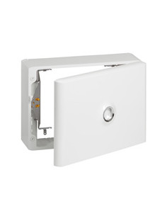 Habillage Drivia 18 modules pour platine 13 référence 401181 ou 401191 RAL9003 LEGRAND 401189 2