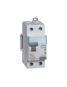 Interrupteur différentiel DX³-ID arrivée haute et départ bas à vis 2 Pôles 230V~ 40A type F 30mA 2 modules LEGRAND 411591 2