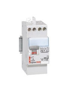 Interrupteur différentiel DX³-ID arrivée haute et départ haut à vis 2 Pôles 230V 25A type AC 300mA 2 modules LEGRAND 411613 2