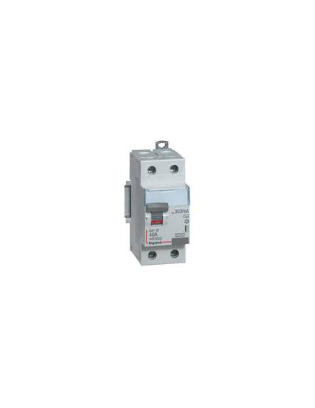 Interrupteur différentiel DX³-ID arrivée haute départ bas vis 2 Pôles 230V~ 25A type A 30mA 2 modules LEGRAND 411554