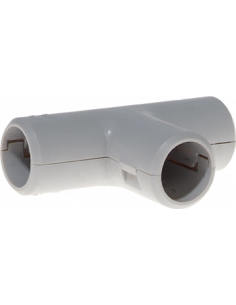 Té d. 25mm gris (étiq.uni.) EUR'OHM 4232500