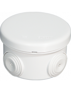 Boite IP55 ronde d.80x45 - 960° (étiq.uni.) EUR'OHM 5000200