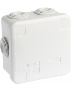 Boite IP55 80X80X45 - 960° (étiq.uni.) EUR'OHM 5000300