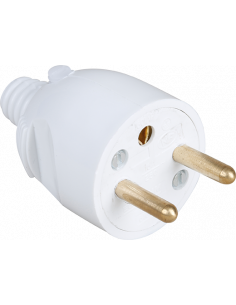 16A male coiffe blanche (étiq.uni.) EUR'OHM 6103000