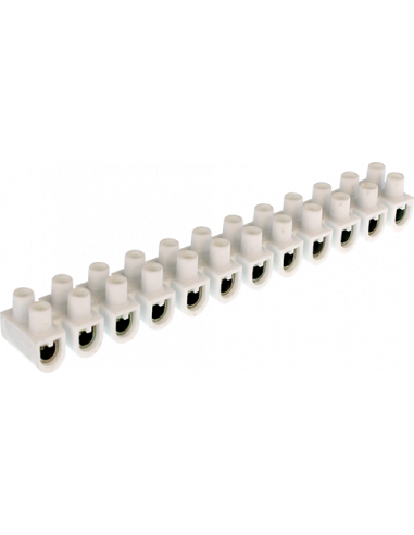 barette acier blanche 25mm² EUR'OHM 70010B