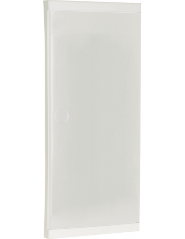Porte 39 modules blanche rajout possible serrure EUR'OHM 19087
