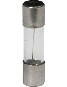 Lot de 10 Fusible verre 5x20 500mA rapide EUR'OHM 29295