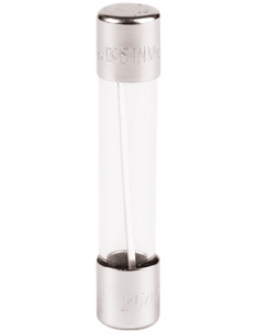 Lot de 10 Fusible verre 6,3x32 8A rapide EUR'OHM 29308