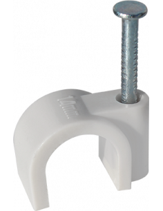 Lot de 100 Attaches 14mm grise EUR'OHM 43509