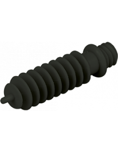 Lot de 100 Chev. tête filet. noire perc. 8mm EUR'OHM 43612