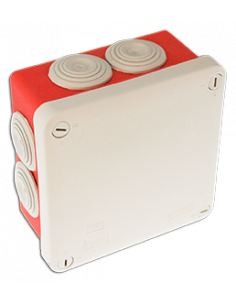 Boite rouge IP55 105x105 1/4T - 960° EUR'OHM 50104
