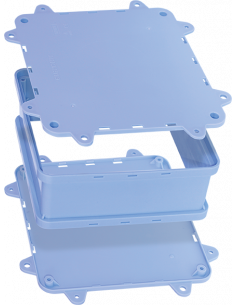 DUOBOX Boite de dérivation révers.170x170x70mm EUR'OHM 52173