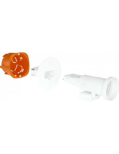 Kit applique E27 d54+Douille Diamètre 54 profondeur 40 EUR'OHM 53039