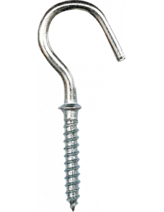 Piton Longueur totale 60mm dont 30mm entierrement fileté sous la collerette EUR'OHM 53046