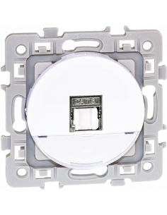 Lot de 100 SQUARE RJ 45 CAT6 grade3 multimedia STP blanc EUR'OHM 60272