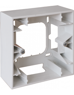 Lot de 100 SQUARE cadre saillie 1 POSTE EUR'OHM 60291