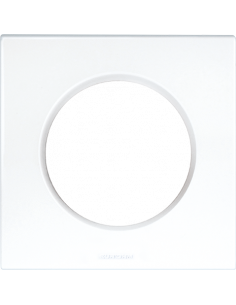 Lot de 100 SQUARE plaque blanc 1 poste EUR'OHM 60295