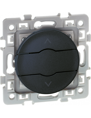 Lot de 100 SQUARE inter VR 3 boutons ANTHRA EUR'OHM 60323