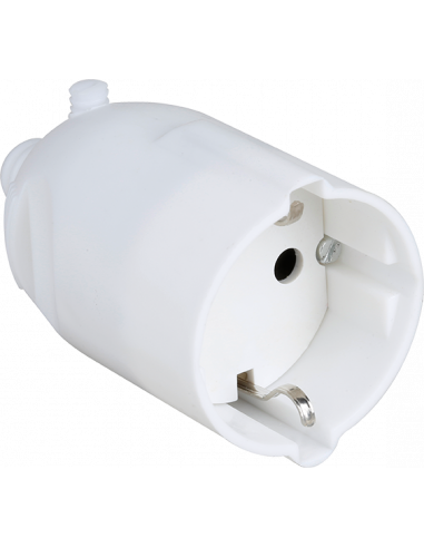 Prolongateur allemand 16A blanc EUR'OHM 61033