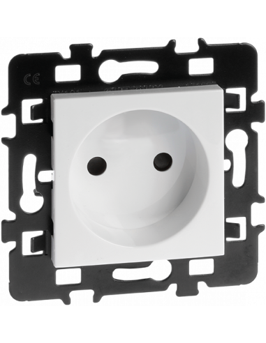 Prise 2 postes + enj. EUR'OHM 61861